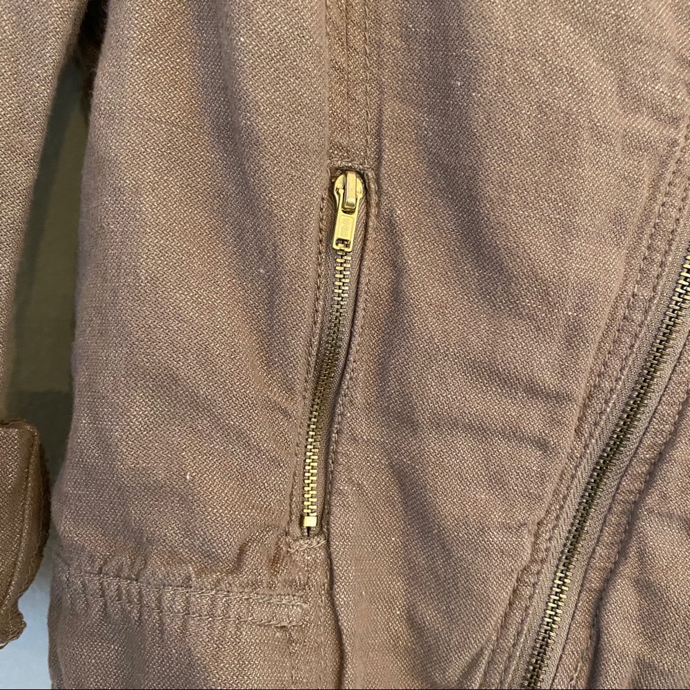 H&M Tan Linen Jacket - Picture 2 of 6